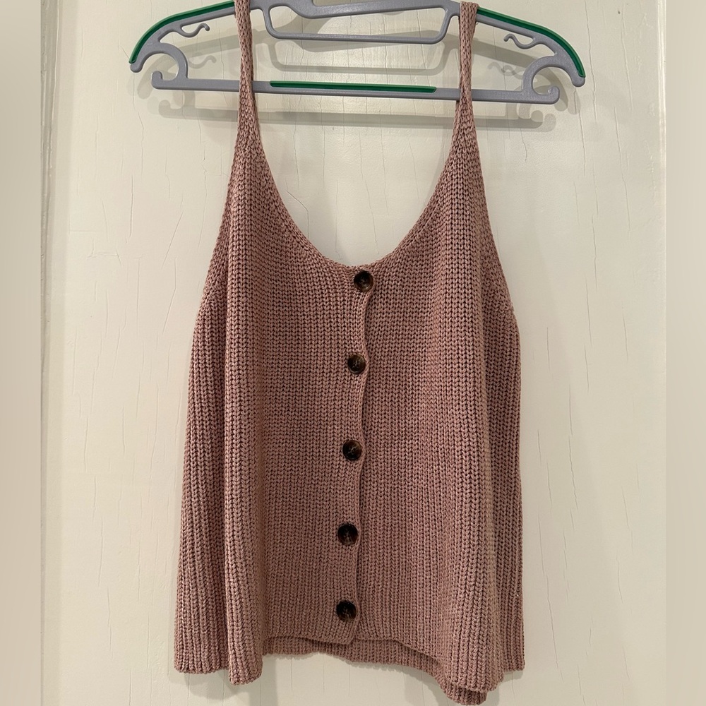 Pink Lily Sweater Tank